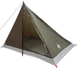 vidaXL Camping Tent Teepee Brown 4 Seasons for ...