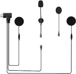 Type C Headphones Motorcycle Helmet Intercom Ms8 Ejeas Hifi-m3 Hifi-m3