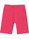 Kinderleggings Radfahren Kurz Fuchsie