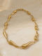 Golden Wave Necklace