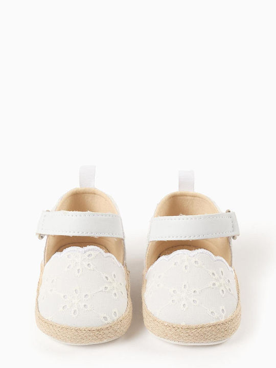 Zippy Espadrile Bebeluşi De Îmbrăţişare Albe