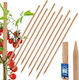 Kotarbau Holzpflanzenspieße Tomaten Gemüse Gartenstützen Bäume Sträucher 60 cm Set 10 Stück