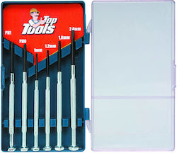 Top Tools Комплект 6 Прецизни Отвертки