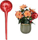 Set 2 Glasbewässerungskugeln 2x350 Ml Rote