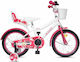 Enero Bicicletă Copii BMX 16" Alb