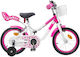 vidaXL 16" Kinderfahrrad BMX Rosa