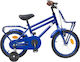 vidaXL Bicicletă Copii BMX 12" Albastră