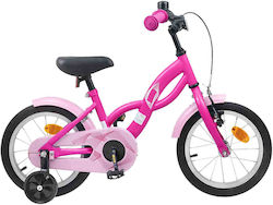vidaXL 14" Детско Колело BMX Розово