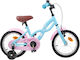 vidaXL Bicicletă Copii BMX 14" Albastru Deschis