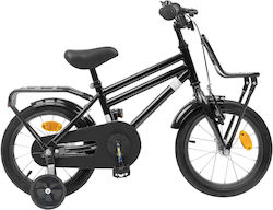 vidaXL Bicicletă Copii BMX Neagră 12"