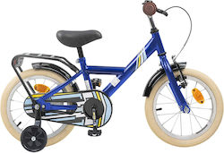 vidaXL 14" Детско Колело BMX Синьо