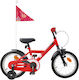 vidaXL 14" Παιδικό Ποδήλατo BMX Κόκκινο