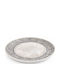 By Bone Rug Shallow Plate Made of Porcelain with Diameter 28cm 12 Pieces