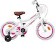 vidaXL 14" Kinderfahrrad BMX Weiß
