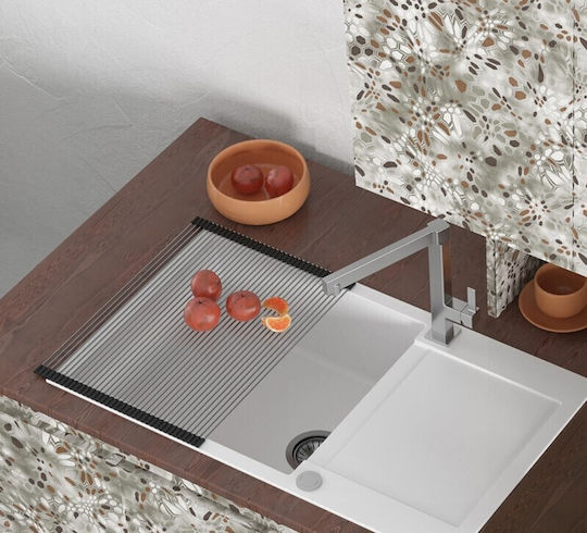 Helika Σχάρα Νεροχύτη Inox Ασημί 35x49cm Helika Σχάρα Νεροχύτη Inox Ασημί 35x49cm