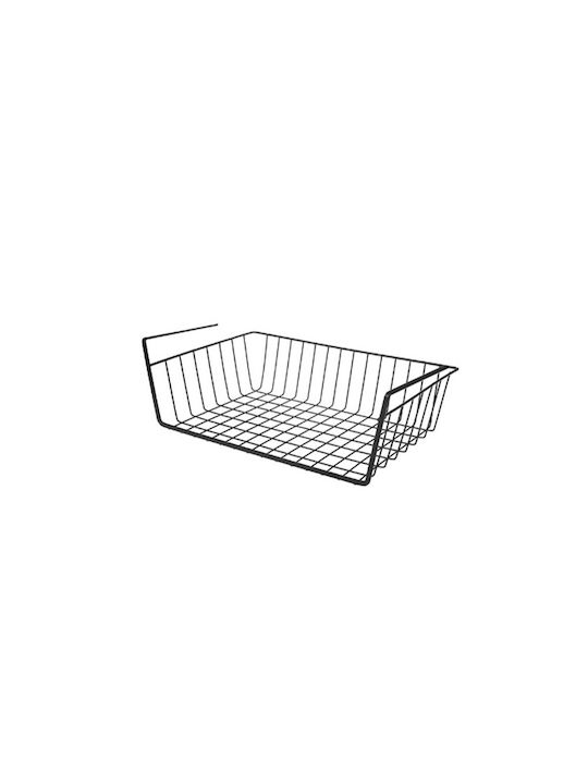 Висящо Рафтo Кошница 14x35x25.5см Черен