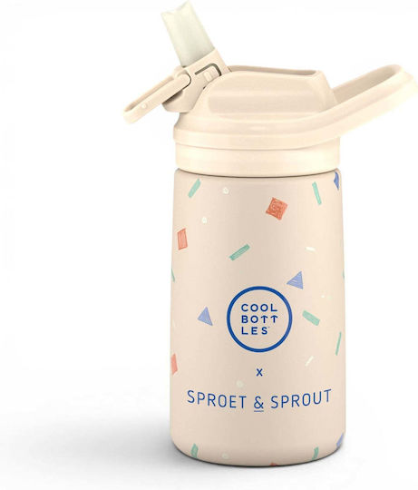 Cool Bottles Παιδικό Παγούρι Ανοξείδωτο Sprinkles Land 350ml