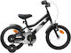 vidaXL 12" Kids' BMX Bicycle Black