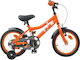 vidaXL 12" Kids' Bicycle BMX Orange