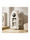 Plastic Floor Bookcase Gray 63x63x115cm
