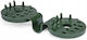 Bradas Garden Fencing Supplies from Plastic 10 Pieces Green