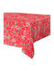 Excellent Houseware Weihnachtliches Tischtuch Rotes 180x130cm