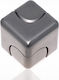 Alista Home Fidget Spinner Metallisch Grau