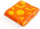 Microfiber Cloth 60x40 Cm Orange Halloween Design