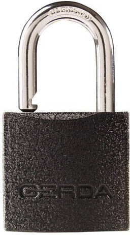 Gerda Padlock Ατσάλινο Λουκέτο Πέταλο με Κλειδί 60mm