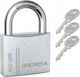 Gerda Padlock Αλουμινένιο Λουκέτο Πέταλο με Κλειδί 3.5mm