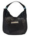 Suede Slouchy Women's Shoulder Bag Black