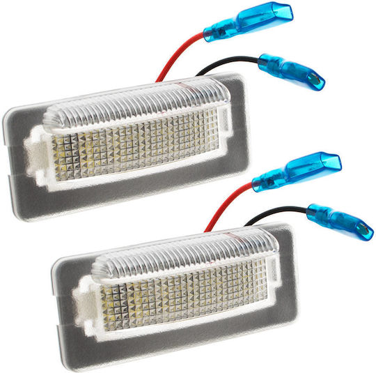 Mercedes Sprinter 95-06 VW LT II 96-06 LED Kennzeichenbeleuchtungen 2 Stück Set