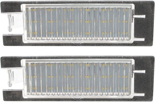Jeep Renegade 2014 Led License Plate Lights 2 Pcs Set
