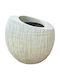 Espiel Base Candle Holder Suitable for Tealights Glass in Beige Colour 12.5x12.5x9.5cm