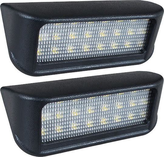 Opel Combo E Vivaro C Zafira Life Led License Plate Lighting Lamps 2 Pcs Set