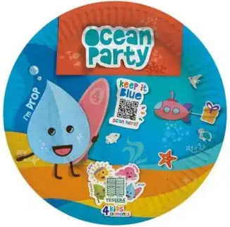 Παιδικα Πιάτο για Party 8τμχ