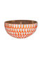 Butlers Bol De Servire Rotund Din Lemn Portocaliu Cu Diametrul 14 Cm