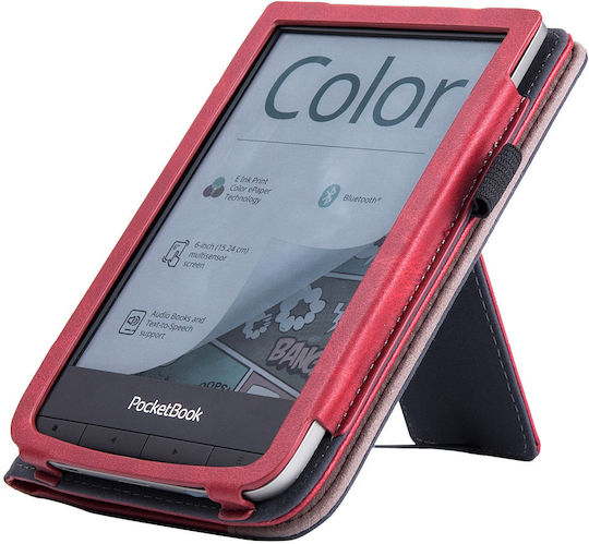 Pocketbook Flip Cover Κόκκινη (Pocketbook Basic 4)