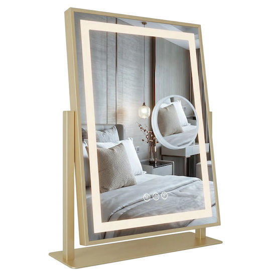 Rea Tape Rea Tape Schminkspiegel Wand mit Licht 30x40cm Gold