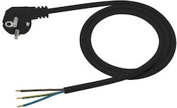 Verbindungskabel Gekrümmter Stecker 3*1 Omy Żo 5m Schwarzes E+20-006