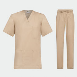 B-Well Cesare Unisex Σετ Ιατρικό Παντελόνι και Μπλούζα από Βαμβάκι και Πολυεστέρα