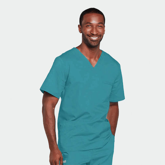 Cherokee Core Stretch Wwe4725 Unisex Ιατρική Μπλούζα Πράσινη