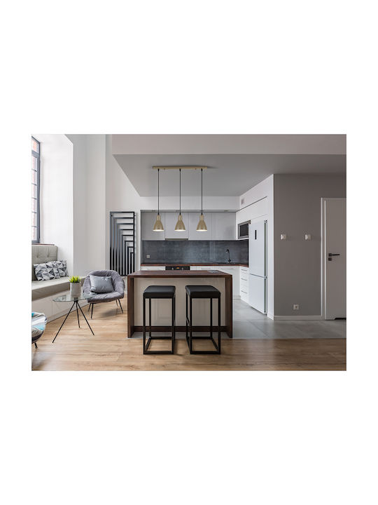 Afra Adjustable Brown Ceiling Light Rail