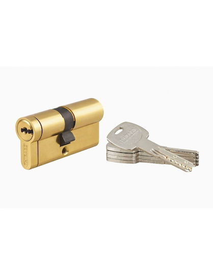 Security Cylinder Transit 2 40x40 Gold 5 Long Keys Thirard 00018749