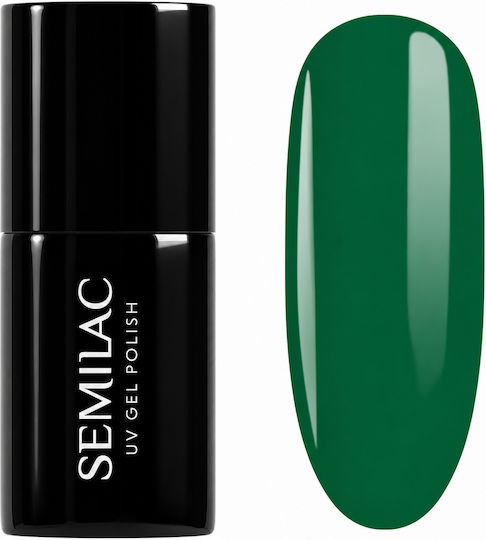 985 Semilac UV Гел Лак Hailey Green 7 Мл