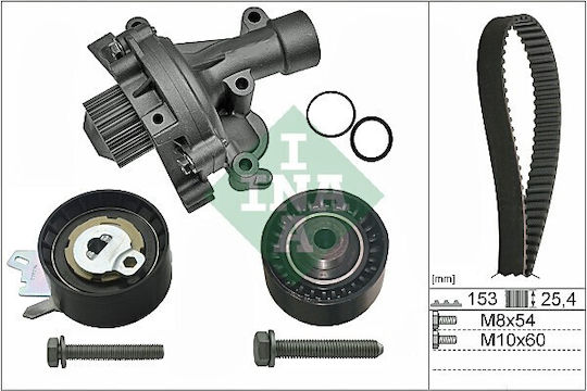 INA Pompă De Apă Auto Pentru Peugeot 307 308 407 807 Expert Citroen C4 C5 C8 Jumpy