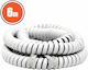 Spirale Telefonkabel 4p4c 6m Erweiterbares Weißes Telefonhörer Kabel