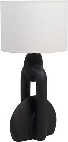 Tischlampen mit Schwarzem Hut