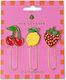 Σετ Συνδετήρες Fruit 3 Τεμ Designworks Ink