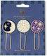 Celestial Büroklammern Set 3 Stück Designworks Ink